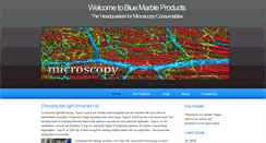 Desktop Screenshot of bluemarbleproducts.com